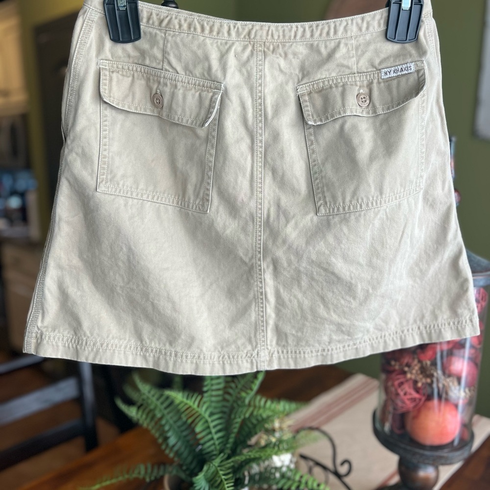New York & Co Khaki Women's Skirt - Picture 2 of 4